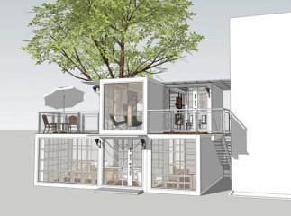 這集裝箱都要美爆了！創(chuàng)意集裝箱民宿酒店設計